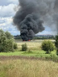 Военный самолет разбился на Луцинском поле: экстренные подробности