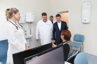 Открытие обновленной Никитской врачебной амбулатории после ремонта