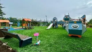 Новые Детские и Спортивные Площадки Открыты в Реконструированном Дворе