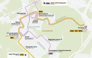 Изменения в автобусных маршрутах: маршрут 189а отменен