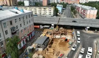 Строительство подземного перехода в Люберцах: 40% готовности