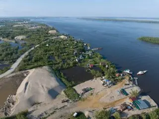Гидрологическая ситуация в Якутске: паводок угрожает пригороду