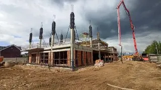 В Булатово строится современный физкультурно-оздоровительный центр