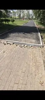 В парке обновили дорожку для активного отдыха