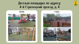 Обновление детской площадки: новые качели и резиновое покрытие