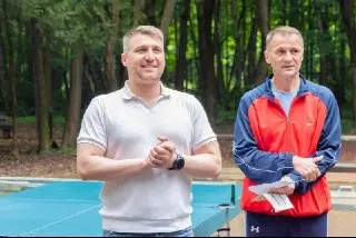 Соревнования по настольному теннису в лесопарке «Кусково»