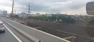 Восстановление участка на СВХ после пожара продолжается