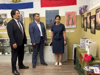 Эдуард Казымов посетил музей, посвященный героям СВО