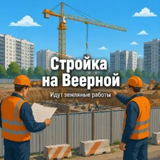 Продолжается строительство на Веерной улице: новые детали