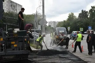 В Жуковском стартовал ремонт Мемориального проезда и дорог
