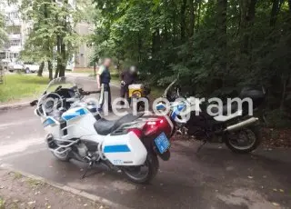Задержание нарушителя на электробайке в Зеленограде