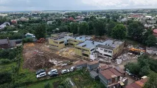 В детском саду «Вишенка» завершается утепление фасада