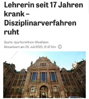 Учительница в Германии 17 лет на больничном: уголовное дело о мошенничестве