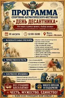Праздник Десантников: Спортивно-патриотический Фестиваль в Лобне