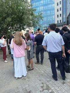 Эвакуация бизнес-центра «Рига Ленд» из-за угрозы минирования