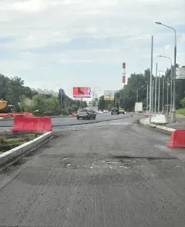 На Панфиловском проспекте началась укладка асфальта