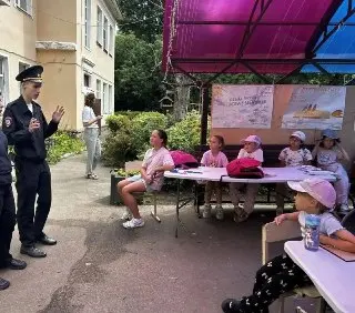 Полиция провела беседу с детьми о безопасности в Павлово-Посадском округе