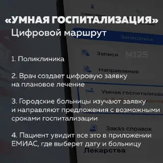 Москвичи могут выбрать больницу и дату операции онлайн
