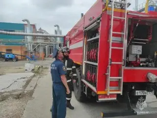 Проверка готовности пожарной дружины завода «Ультрадекор»