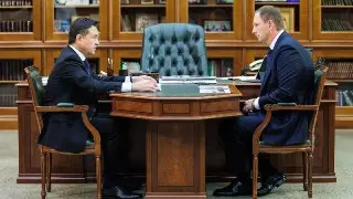 Губернатор Подмосковья Воробьев обсудил развитие Красногорска