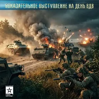 День ВДВ: Реконструкция боевой операции в парке «Патриот»