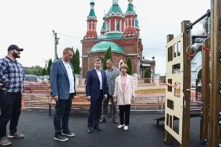В Игнатьево открывается новая безопасная игровая площадка для детей