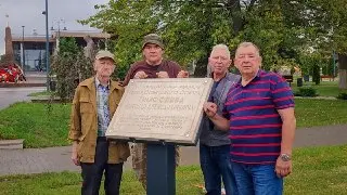 В Бронницах открыли памятник Герою Советского Союза Тимофееву