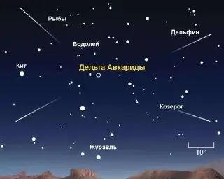 Звездопад Южные дельта-Аквариды: Не пропустите ночь с 30 на 31 июля!