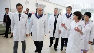 Мишустин осмотрел онкологический диспансер: новые технологии и оборудование
