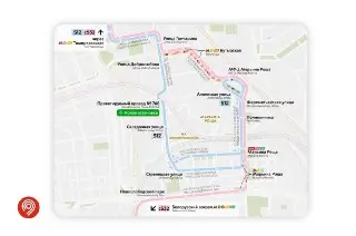 Изменение маршрутов автобусов 512 и с532 с завтрашнего дня