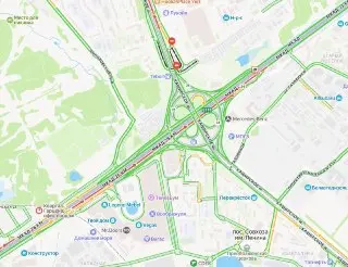 Серьезная авария с большегрузами на МКАД: два пострадавших