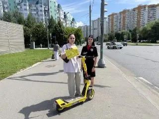 Безопасность на дорогах: акция по электросамокатам в СЗАО