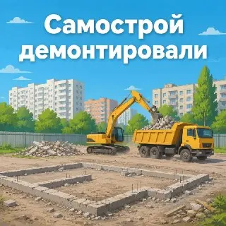 Снесено незаконное строение на 3-й Мякининской: гостиница не прошла проверку