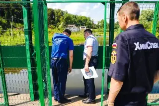 Завершена Замена Шандоров на ГТС Река Сходня в Новогорске