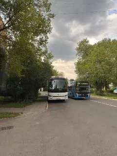 Автобусы «Аэрофлота» продолжают занимать парковки в Химках