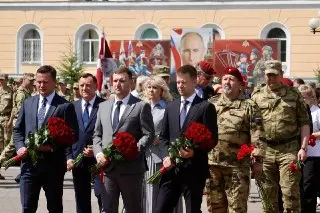 В День ветеранов в Балашихе почтили память бойцов дивизии Дзержинского