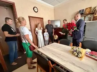 Семье героя в Подольске вручили орден Мужества посмертно