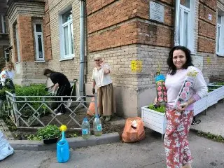 В Жуковском стартовал проект «Народные цветы – героям» с новой клумбой