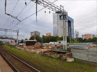 Обновление станции «Серп и Молот»: демонтаж платформы и стройка путей