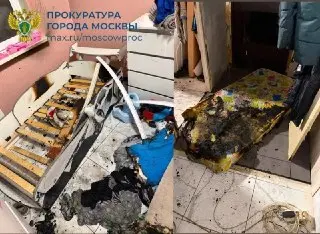 В Тушино 4-летний мальчик поджег квартиру во время игры