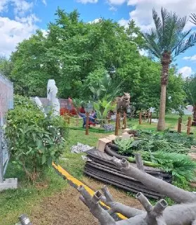 В Царицынском парке откроется бесплатная зона с динозаврами