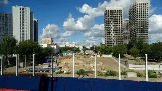 Строительство новой платной дороги у станции МЦК «Зорге»