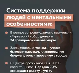 Центр «Гурьевский»: поддержка молодежи с ментальными особенностями в Москве