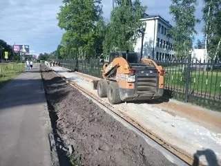 На улице Климова завершено обустройство нового тротуара
