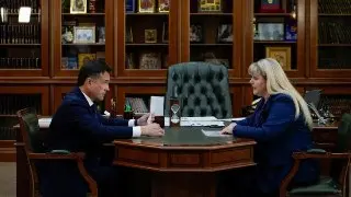 Глава Лотошино отчиталась о достижениях перед губернатором