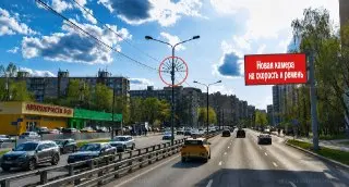 На Солнечной аллее установили новую камеру контроля скорости