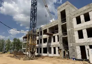Строительство детского сада «Малыш» на 200 мест в разгаре