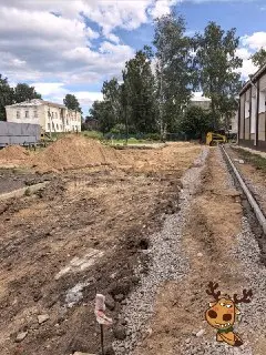 В селе имени Бабушкина начался ремонт подъезда к ЦДК