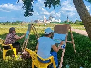II Областной художественный пленэр «Коломенская палитра» прошел в Бобреневе