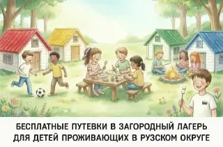Бесплатные путевки в летний лагерь для детей в Рузском округе